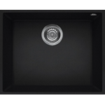 Elleci QUADRA105U BLACK 花崗岩廚房台下石盆 (黑色)